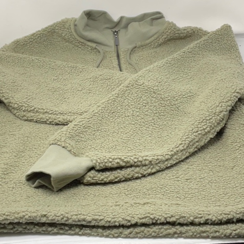 Women’s thick  fleece pullover 1/4 zip top, size XL - Picture 6 of 7